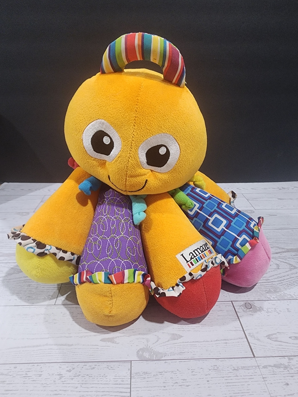 Lamaze Octotunes Octopus Orange  Plush with Multicolor Tentacles